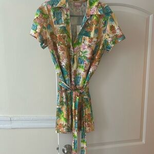 Show Me Your MuMu multicolored lightweight floral dress